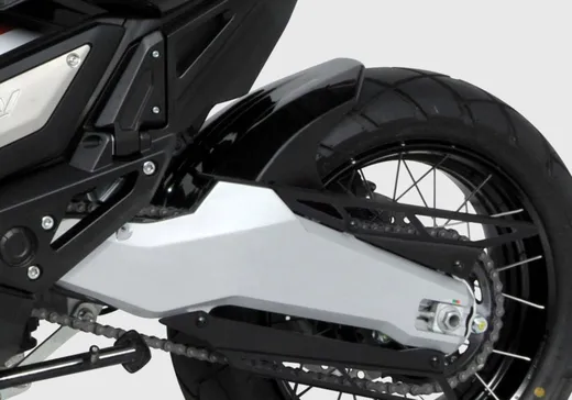 Rear hugger with alu chain guard - black for: HONDA X-ADV RC 95