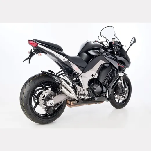 Pro 2 Slip on Ersatzdämpfer - silber Auspuff für: KAWASAKI Z1000 SX ZXT00G, Z1000 ZRT00H
