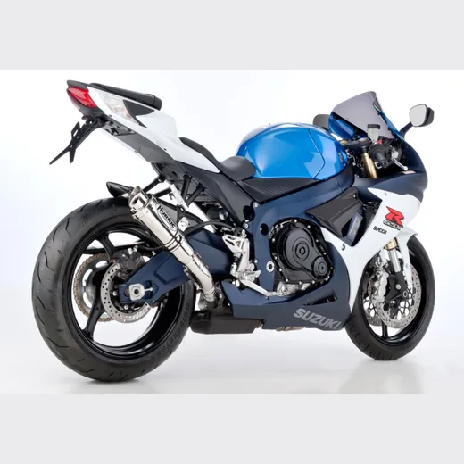 SP Slip on Ersatzdämpfer Super Short - silber Auspuff für: SUZUKI GSX-R 750 C4, GSX-R 600 WVC3