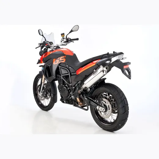 Rac 1 Slip on Ersatzdämpfer - silber Auspuff für: BMW F 650 GS E8GS, F 800 GS E8GS