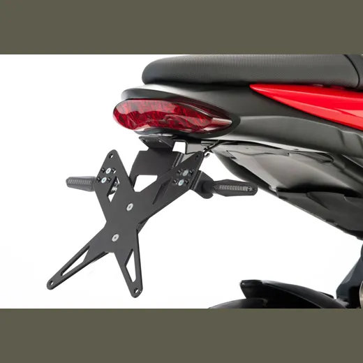 Kennzeichenhalter - schwarz Nummernschildhalter für: TRIUMPH Speed Triple 515NV