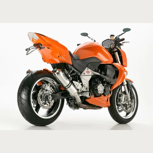 Supersport Slip on Ersatzdämpfer - silber Auspuff für: KAWASAKI Z1000 ZRT00B