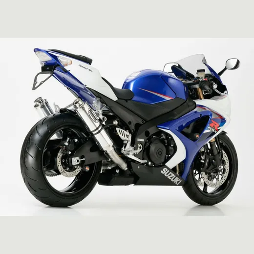 Supersport Slip on Ersatzdämpfer - silber Auspuff für: SUZUKI GSX-R 1000 WVCL