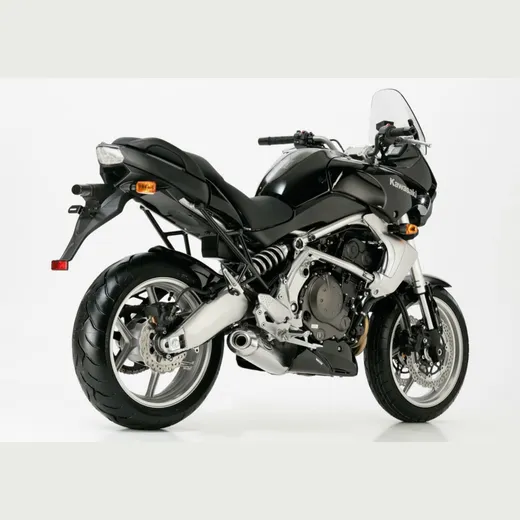 Rac 1 slip on exhaust - silver for: KAWASAKI ER-6f EX650C, ER-6n ER650C