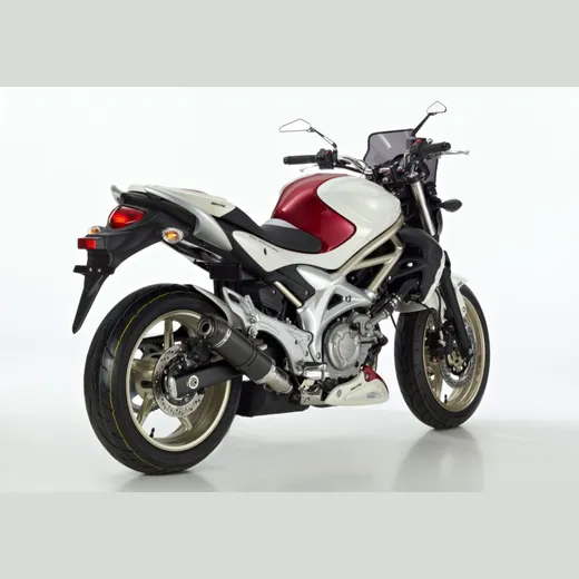 Street GP Slip on Ersatzdämpfer Super Short Auspuff für: SUZUKI Gladius 650 WVCX