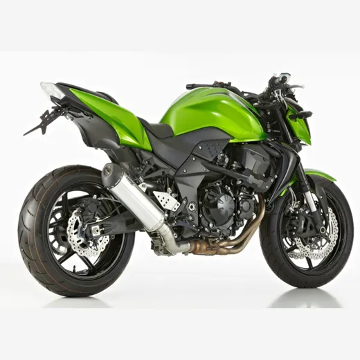 DSX-5 slip on exhaust - silver for: KAWASAKI Z750S ZR750K, Z750 ZR750J