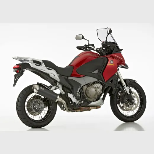 DSX-5 slip on exhaust - black for: HONDA VFR1200X Crosstourer SC70