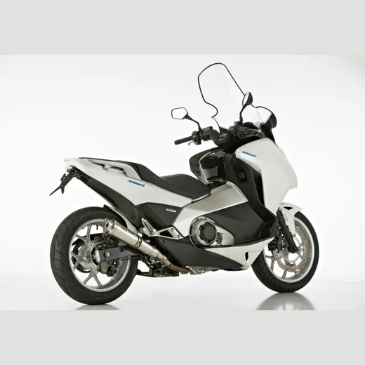 SP slip on exhaust - silver for: HONDA Integra 750 RC89