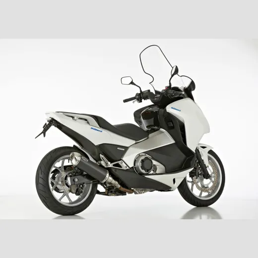 DSX-5 slip on exhaust - black for: HONDA Integra 750 RC89