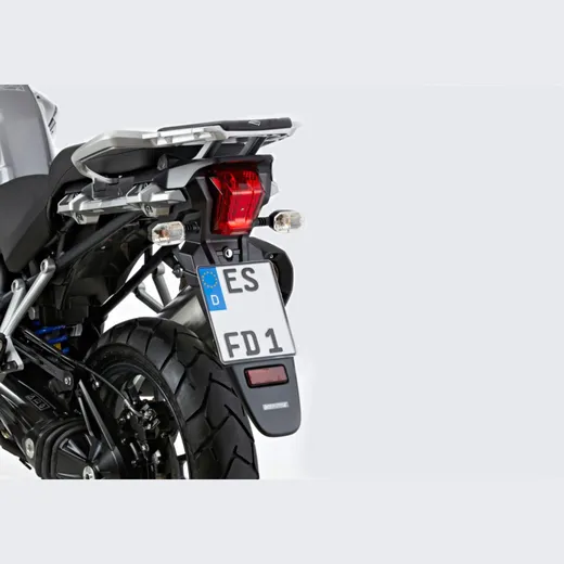 Kotflügelverlängerung hinten - schwarz-matt Fender für: HONDA CRF1000L Africa Twin SD06, CRF1000L Africa Twin Adventure Sports SD06 K