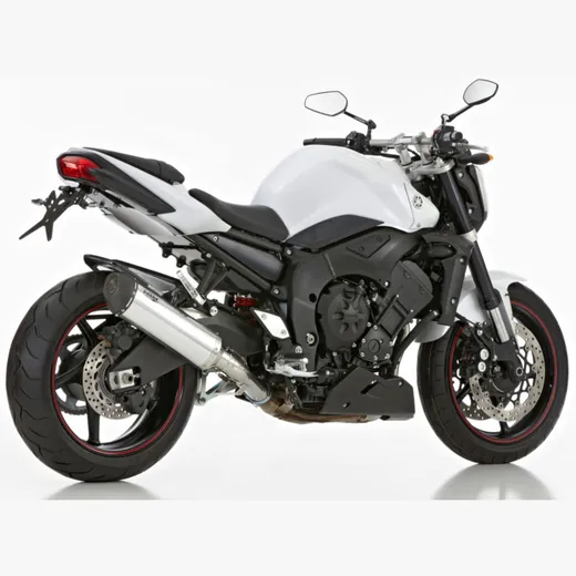 DSX-5 slip on exhaust - silver for: YAMAHA FZ1 RN16, FZ1 Fazer RN16