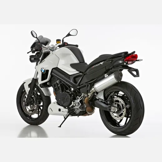 DSX-5 slip on exhaust - silver for: BMW F 800 R 4R80
