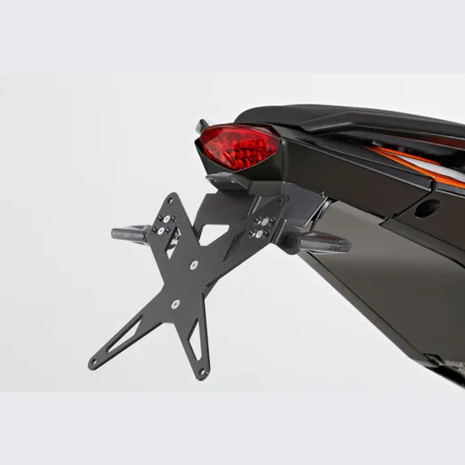 License plate holder - black for: KTM RC 200 KTM IS RC, RC 125 KTM IS RC