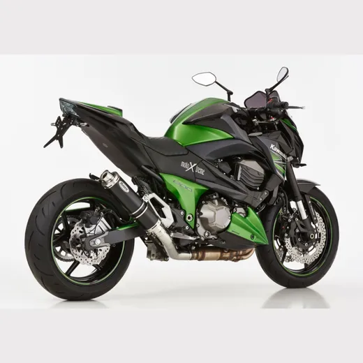 Supersport Slip on Ersatzdämpfer - schwarz Auspuff für: KAWASAKI Z800e ZR800C/D