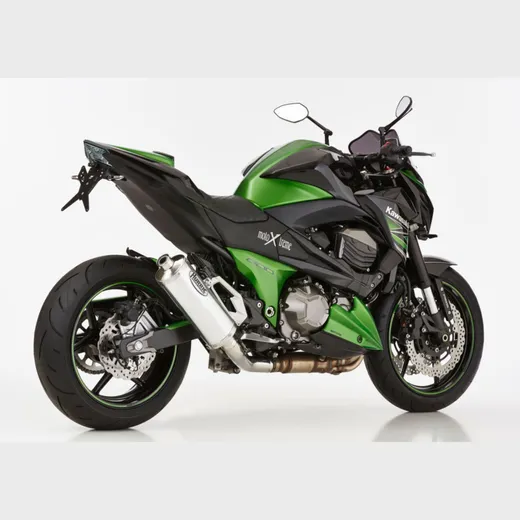 Rac 1 Slip on Ersatzdämpfer - silber Auspuff für: KAWASAKI Z800 ZR800A/B
