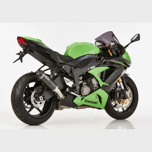 Street GP Slip on Ersatzdämpfer Super Short Auspuff für: KAWASAKI ZX-6R ZX636E