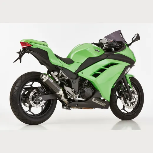Supersport Slip on Ersatzdämpfer Super Short Auspuff für: KAWASAKI Ninja 300 EX300A, Z300 ER300A