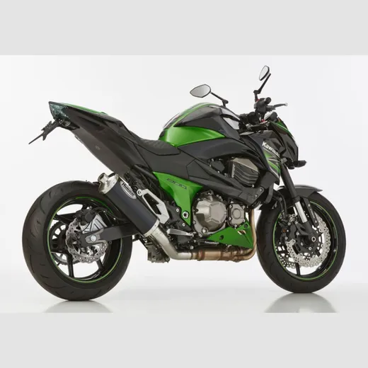 Rac 1 Slip on Ersatzdämpfer - schwarz Auspuff für: KAWASAKI Z800e ZR800C/D