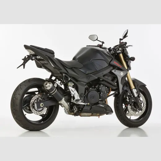 Supersport Slip on Ersatzdämpfer Super Short - schwarz Auspuff für: SUZUKI GSR 750 C5