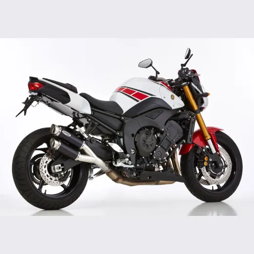 Track Slip on Ersatzdämpfer - schwarz Auspuff für: YAMAHA FZ8 Fazer RN25, FZ8 RN25
