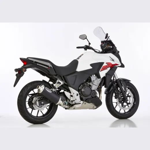 Rac 1 Slip on Ersatzdämpfer - schwarz Auspuff für: HONDA CBR500R PC44, CB500F PC45 63501114