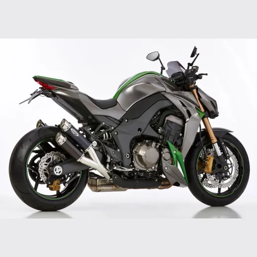Track Slip on Ersatzdämpfer - schwarz Auspuff für: KAWASAKI Z1000 ZRT00H, Z1000 SX ZXT00L