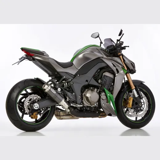 Supersport Slip on Ersatzdämpfer Super Short Auspuff für: KAWASAKI Z1000 ZRT00H, Z1000 R Edition ZRT00H
