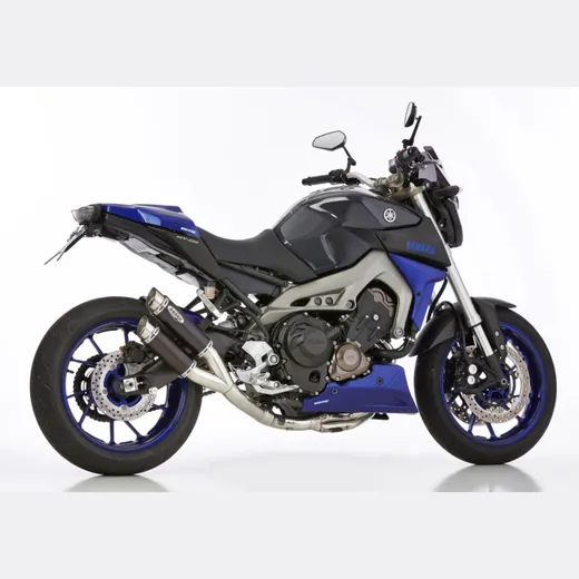 Track complete exhaust system - black for: YAMAHA MT-09 Sport Tracker RN29, MT-09 Street Rallye RN29