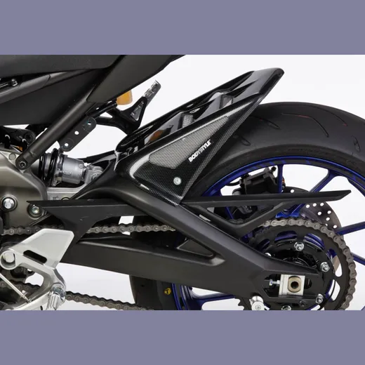 Rear hugger - carbon look for: YAMAHA MT-09 SP RN43, MT-09 RN43