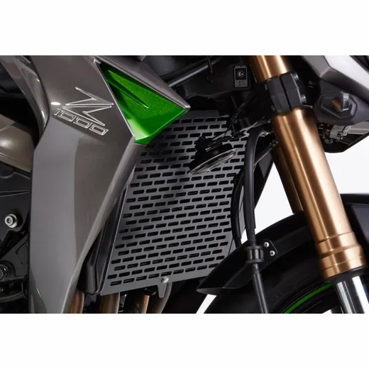 Kühlergrillabdeckung - schwarz Kühlerschutz für: KAWASAKI Z1000 ZRT00H, Z1000 SX ZXT00L
