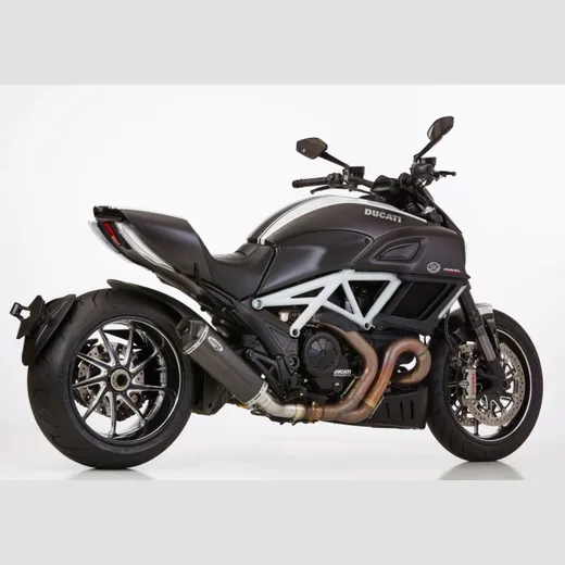 DSX-10 slip on exhaust for: DUCATI Diavel G1