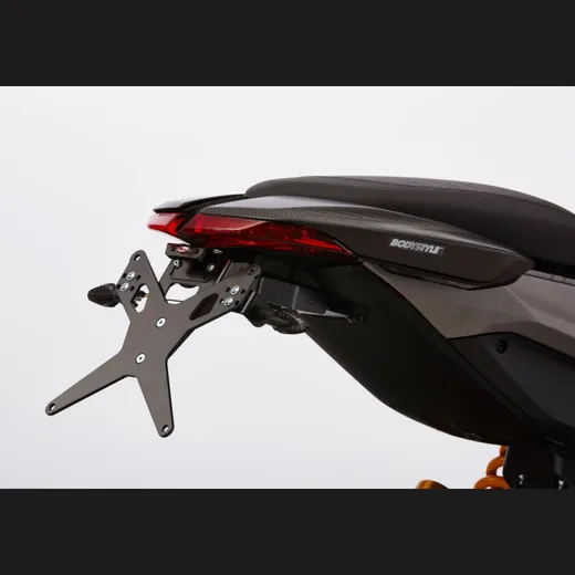 License plate holder - black for: DUCATI Hyperstrada 821 B2/B3, Hypermotard 939 BA