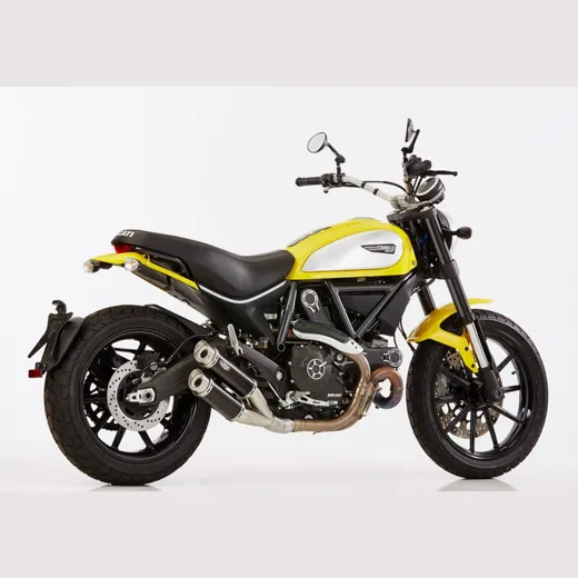 Track Slip on Ersatzdämpfer - schwarz Auspuff für: DUCATI Scrambler Classic K1, Scrambler Icon K1