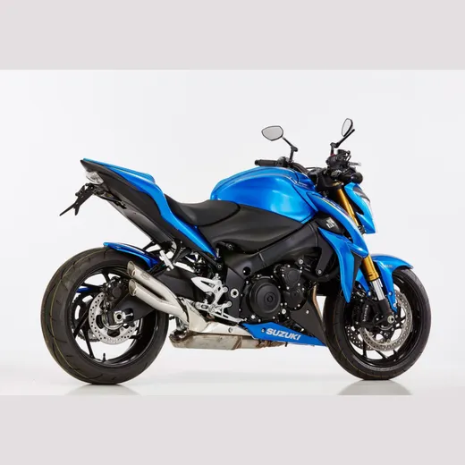 Pro 2 slip on exhaust - silver for: SUZUKI GSX-S 1000 WVDG, GSX-S 1000F WVDG
