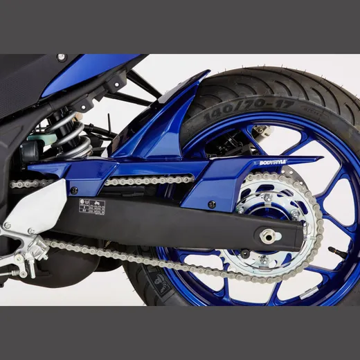 Rear hugger - blue for: YAMAHA MT-03 RH12, MT-03 RH07