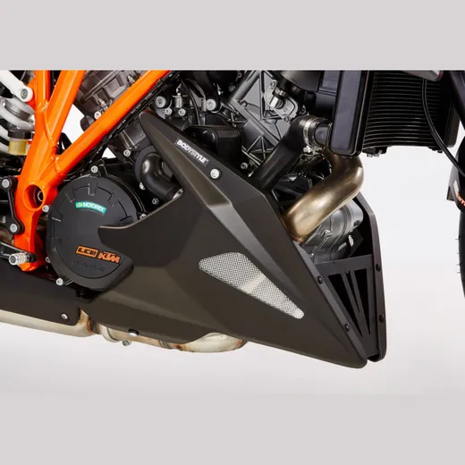 Belly pan - matt black for: KTM 1290 Super Duke R KTM Superduke