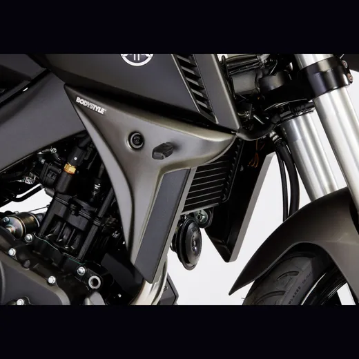 Radiator side cover - blue/black for: YAMAHA MT-125 RE29