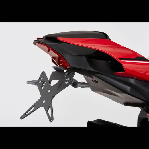 Kennzeichenhalter - schwarz Nummernschildhalter für: YAMAHA YZF-R1 RN49, YZF-R1 RN32