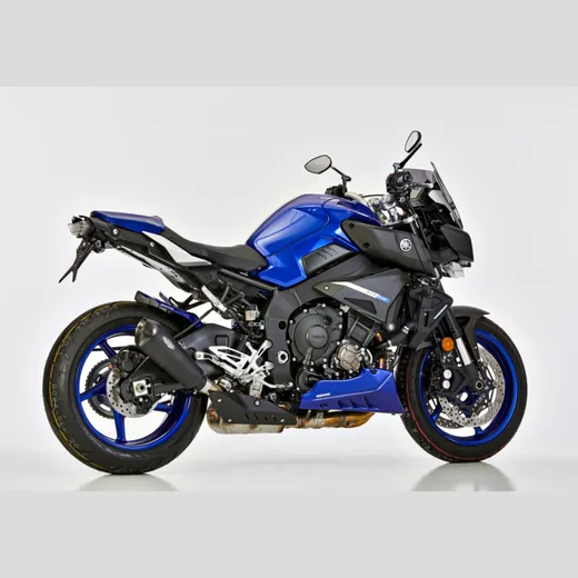 DSX-7 slip on exhaust super short - matt black for: YAMAHA MT-10 RN45, MT-10 SP RN45