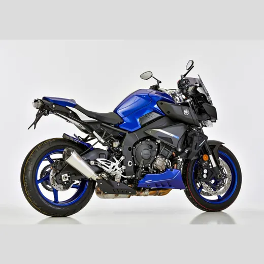 DSX-7 Slip on Ersatzdämpfer Super Short - silber Auspuff für: YAMAHA MT-10 SP RN45, MT-10 RN45