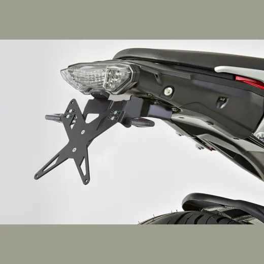Kennzeichenhalter - schwarz Nummernschildhalter für: YAMAHA Tracer 700 RM14/RM15