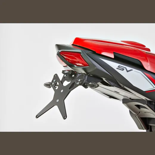 License plate holder - black for: SUZUKI SV 650 WCX0/WCX1, SV 650 X WCX0/WCX1