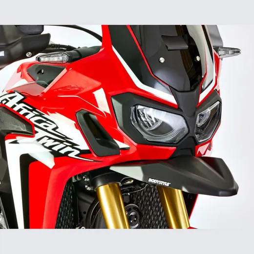 Beak extension - matt black for: HONDA CRF1000L Africa Twin SD06, CRF1000L Africa Twin SD04