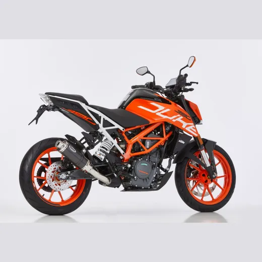 Supersport Slip on Ersatzdämpfer Super Short Auspuff für: KTM 250 Duke KTM IS Duke, RC 125 KTM IS RC