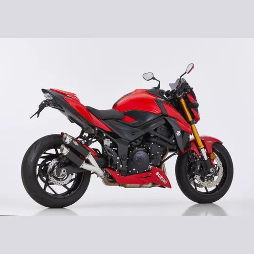 Track Slip on Ersatzdämpfer - schwarz Auspuff für: SUZUKI GSX-S 750 WC50/52, GSR 750 C5