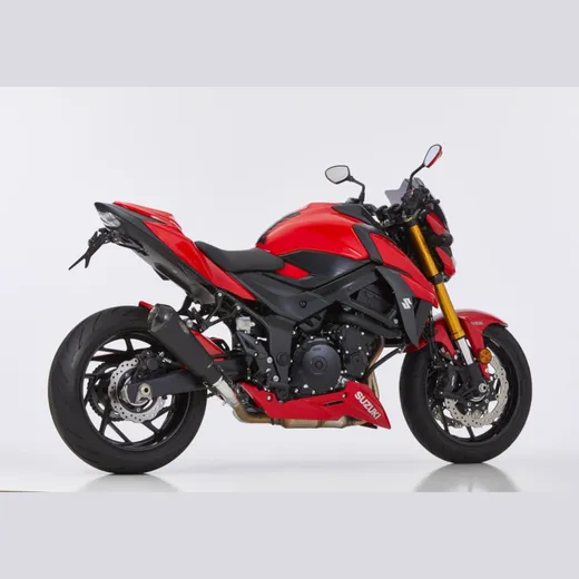 DSX-7 slip on exhaust super short - matt black for: SUZUKI GSX-S 750 WC50/52
