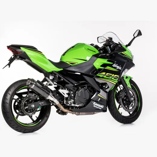 Street GP slip on exhaust super short for: KAWASAKI Ninja 400 EX400G, Z400 ER400D
