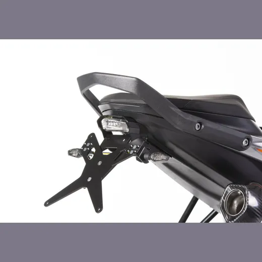 Kennzeichenhalter mit LED-Rücklicht - schwarz Nummernschildhalter für: KTM 790 Duke KTM 790 Duke