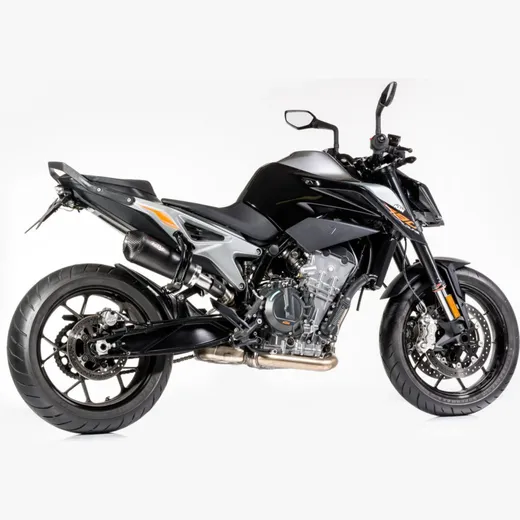 DSX-7 slip on exhaust super short - matt black for: KTM 790 Duke KTM 790 Duke