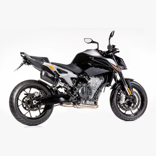 DSX-10 slip on exhaust super short - matt black for: KTM 790 Duke KTM 790 Duke